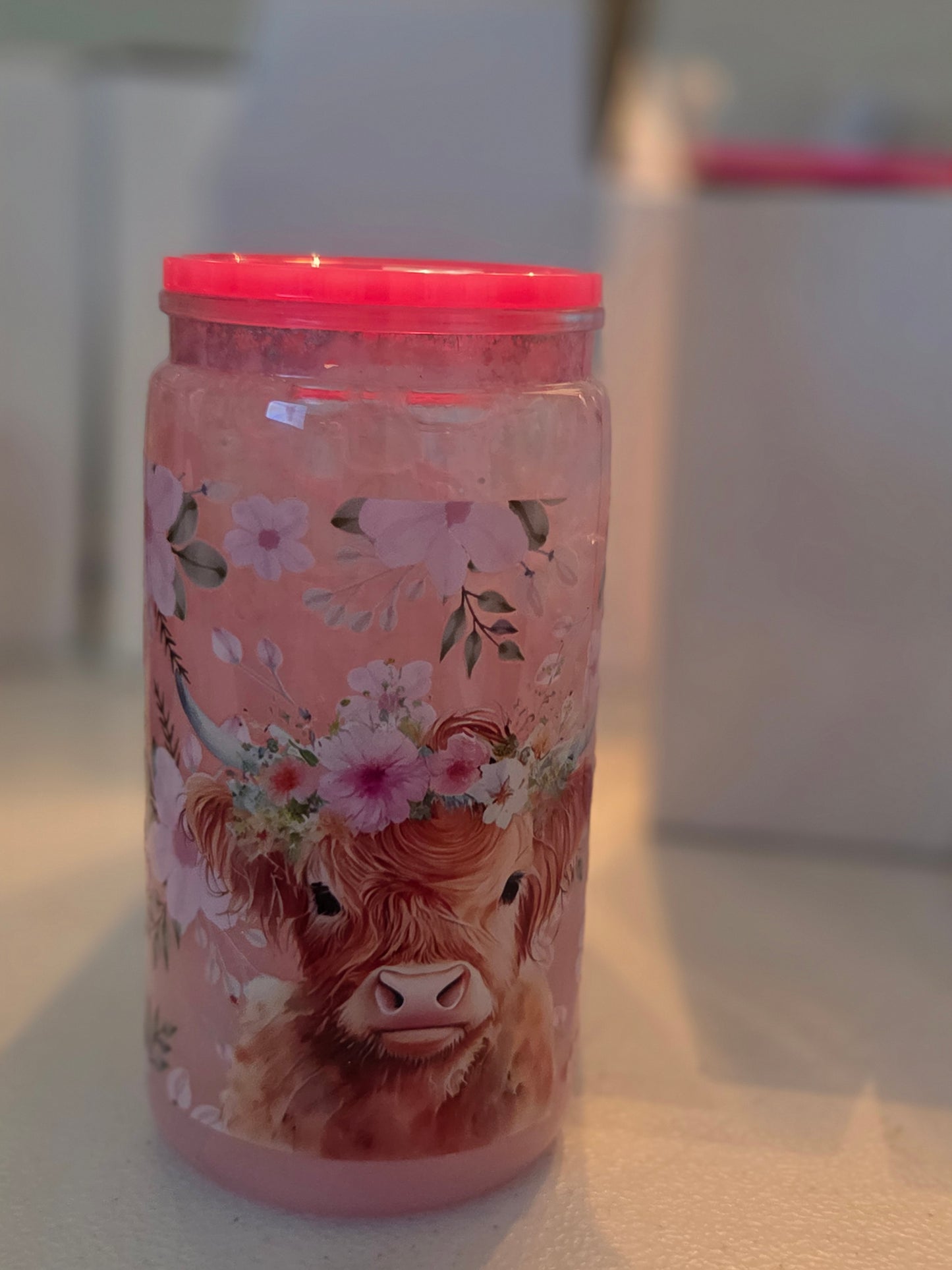 Premade "Highland Cow Tumbler"
