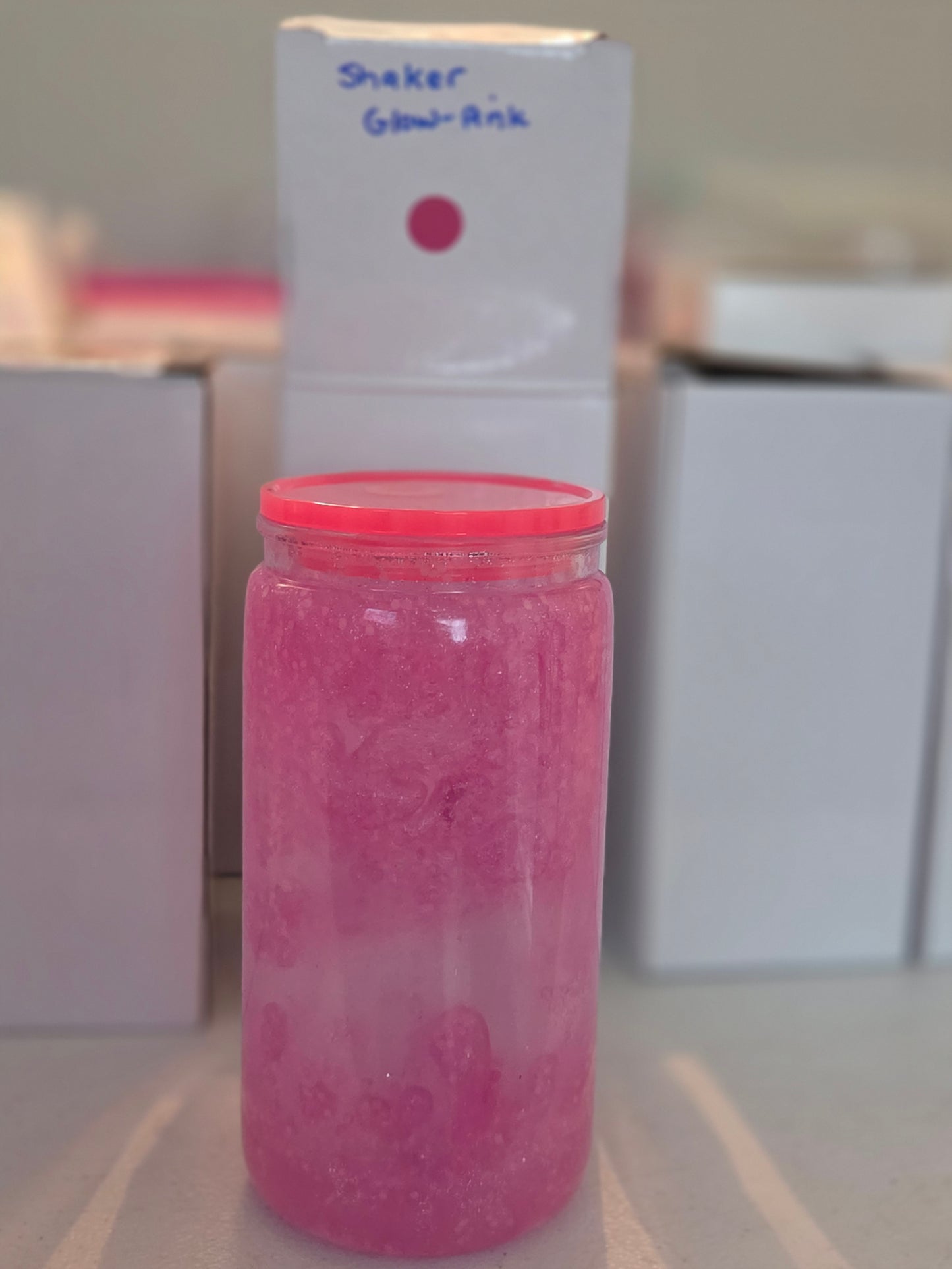 Premade Pink Glow Shaker